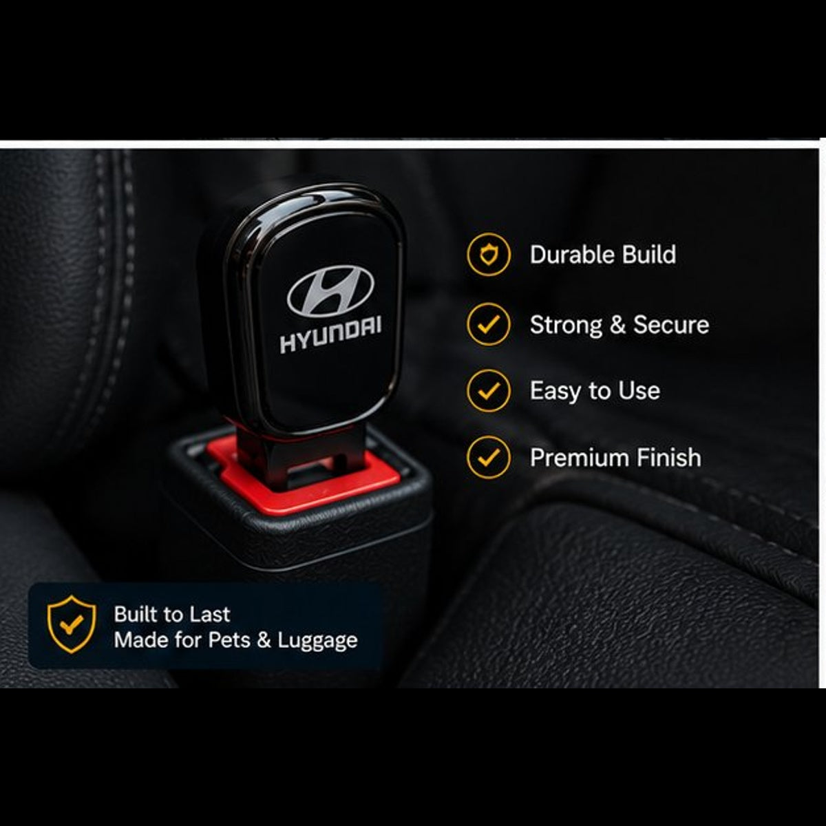 Premium Car Seat Belt Buckle Clips (Pack of 2)