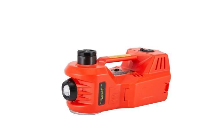 DC 12V 5 Tons Electric Hydraulic Car Jack with Impact Wrench, LED and Safety Hammer - 24 Months Warranty