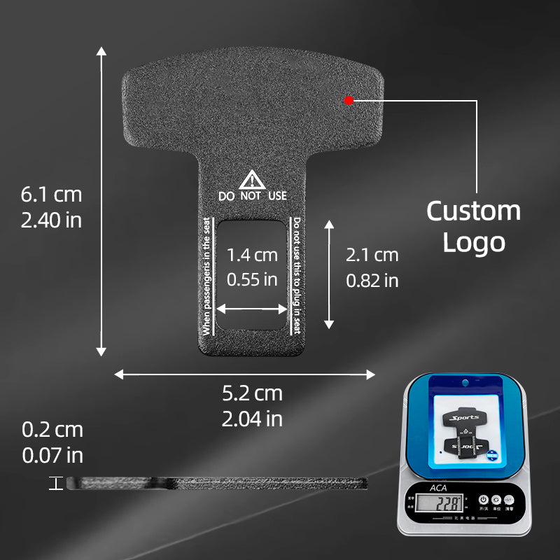 Universal Seat Belt Buckles Noise stopper 2 Peices (Set of 2x2)