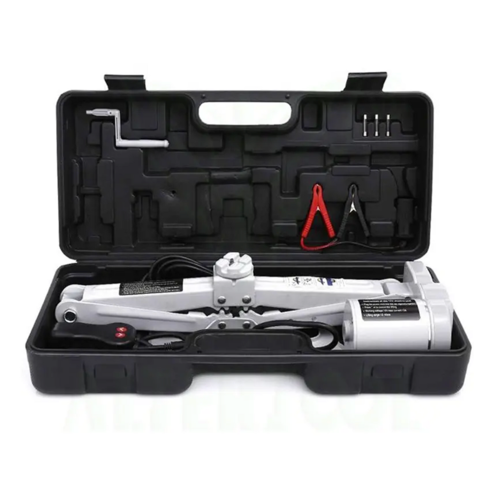 12V DC 150W Electric Floor Jack Lift Upto 5 Ton Weight | Electric Scissor Jack Tool KIt (Height Upto 16.5 Inches)
