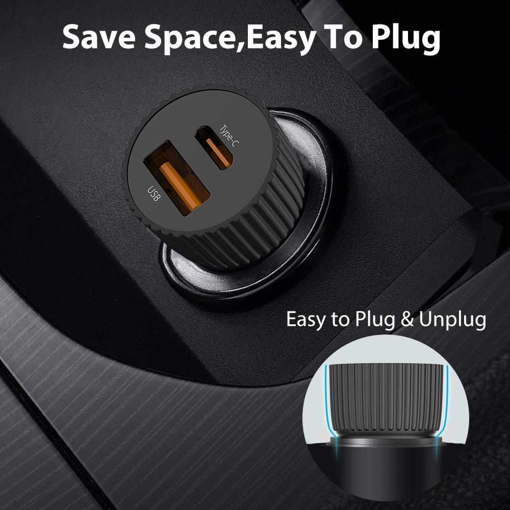 USB 48W Car Charger for iPhones, Android Phones