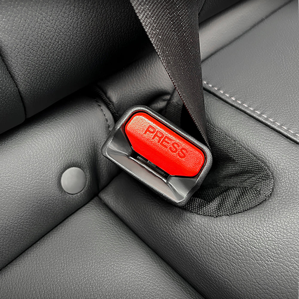 Universal Seat Belt Buckles Noise stopper 2 Peices (Set of 2x2) textured