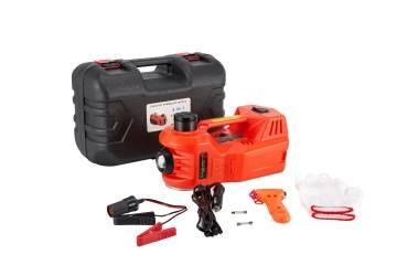 DC 12V Electric Hydraulic Car Jack with LED Light and Safety Hammer – Reliable and Efficient Tool for Vehicle Maintenance