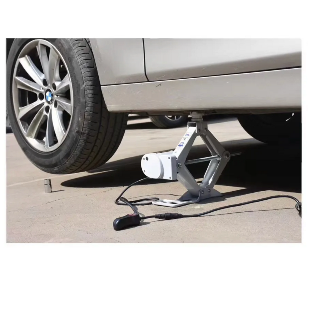 12V DC 150W Electric Floor Jack Lift Upto 5 Ton Weight | Electric Scissor Jack Tool KIt (Height Upto 16.5 Inches)