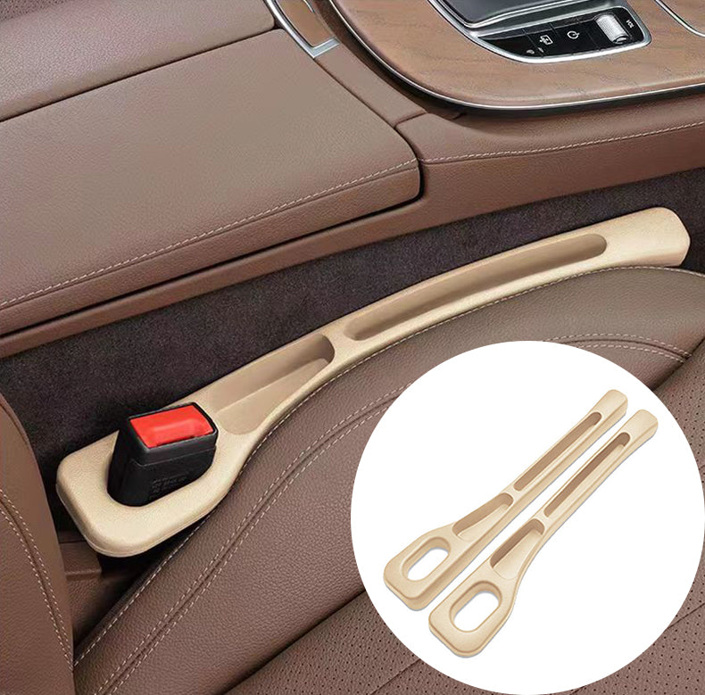 Car Seat Gap Filler, 2-Pack No-Drop Seat Side Gap Seam Filler Organizer with Phone Holder, Universal Fit Fill The Gap Between Seat & Console, Perfect for Car, SUV, Truck