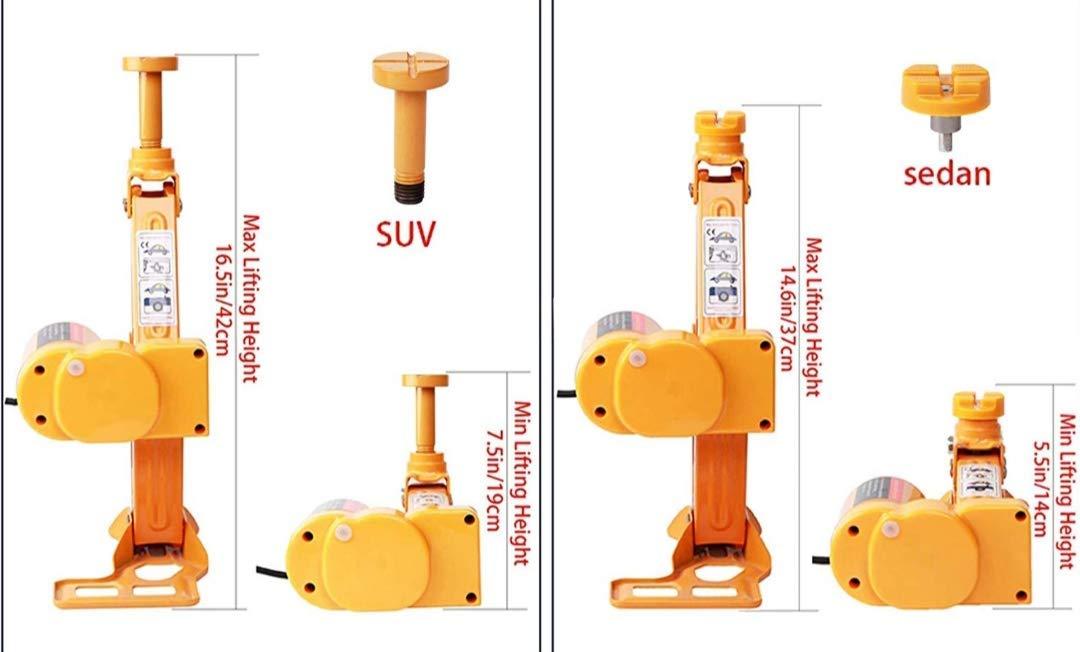 12V Electric Car Scissor Jack Set with Impact Wrench 3 Ton All-in-one for All Cars