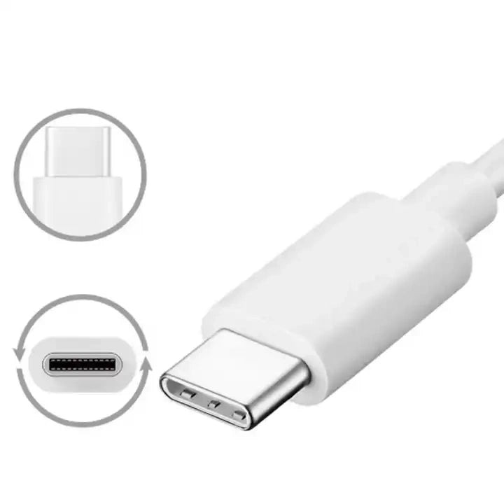 Type C to Type C Smartphone Cable (2 Pack) 3.3 ft Smartphone Fast Charger Cord - USB C Cable, Power Delivery Compatible
