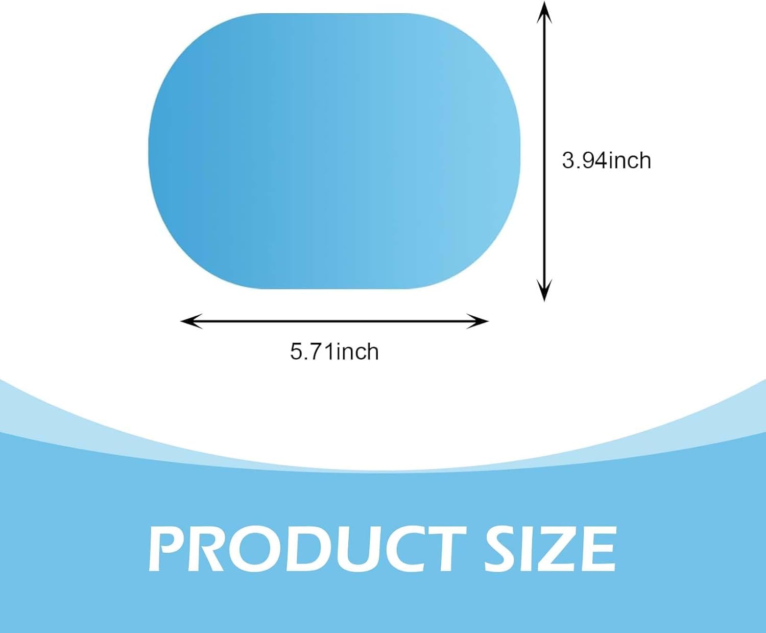 Car Rear View Mirror Rainproof Film | Anti Fog HD Side Mirror Protector | Waterproof, Anti Glare, Anti Scratch Clear Protective Sticker for Cars | Universal Fit 100x145mm | Pack of 2