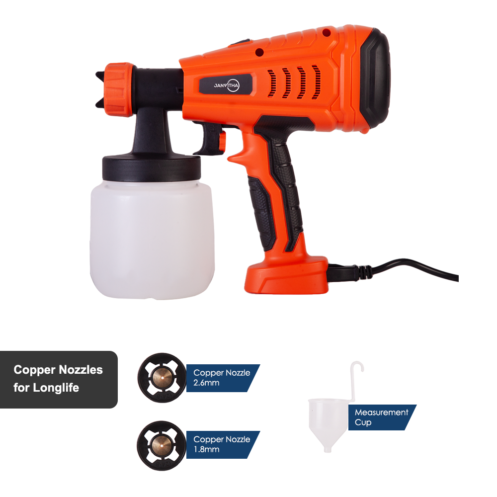 Janvitha 550W Paint Sprayer with copper motor