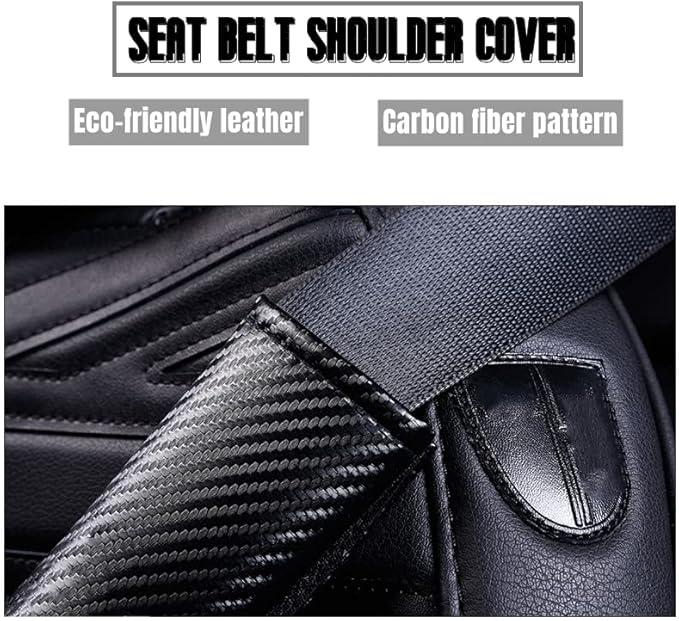 Soft Seat Belt Cover (2 PCS) – Shoulder Pad for Car & Backpack | Comfort & Safety | Universal Fit