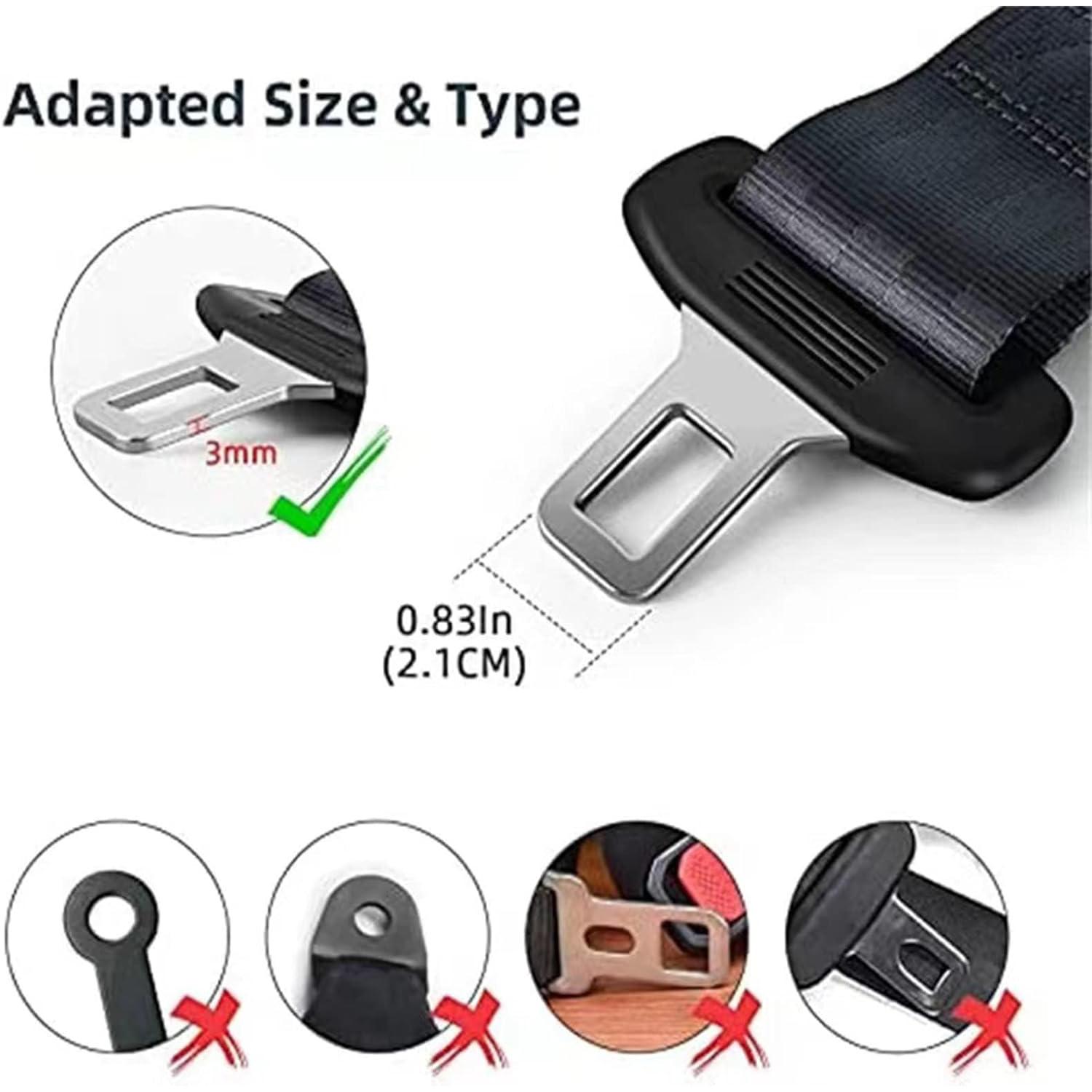 23mm Car Seat Belt Extension for Comfort & Safety