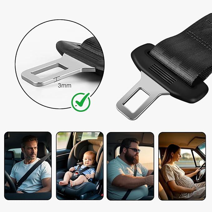 23mm Car Seat Belt Extension for Comfort & Safety