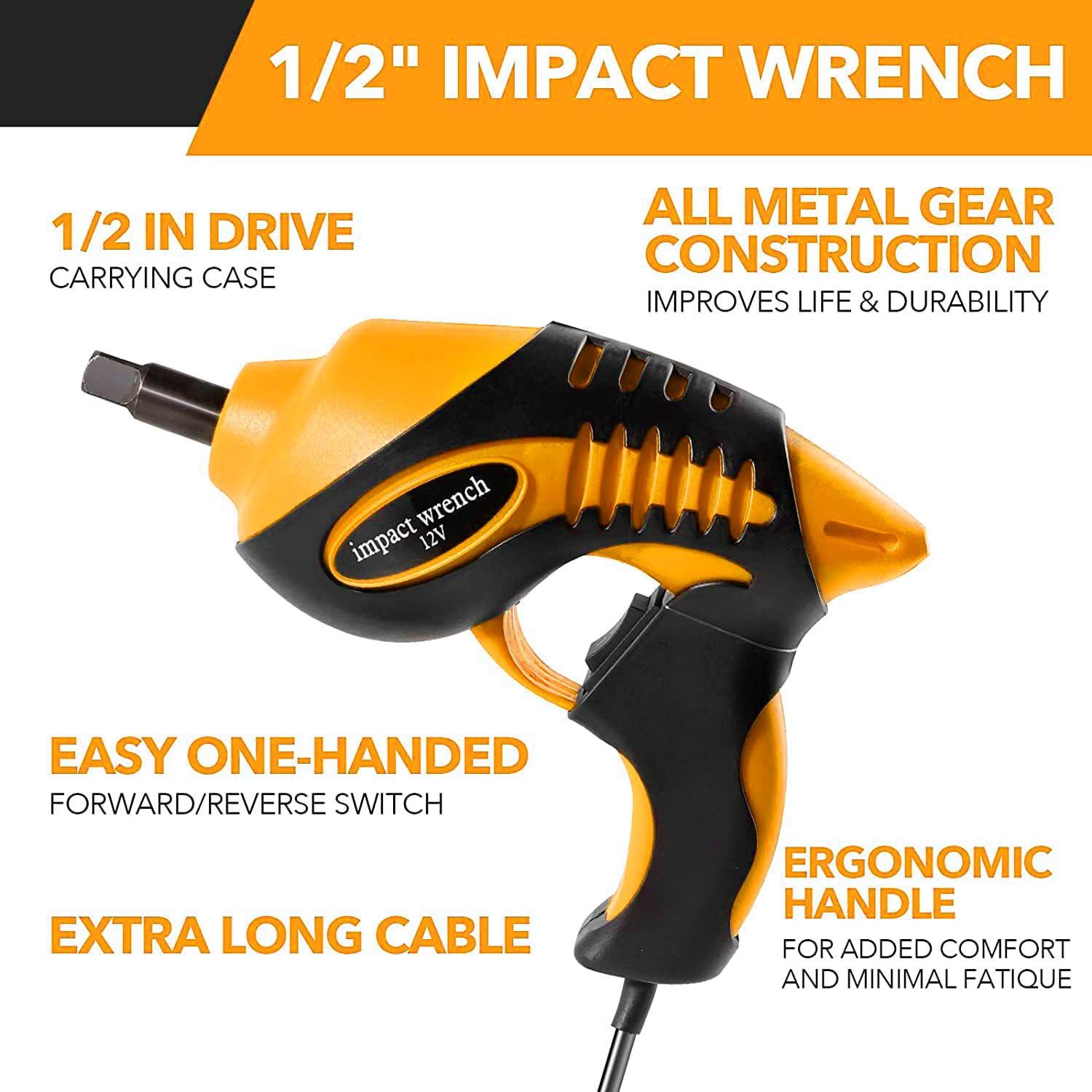 12V Electrical Impact wrench for all cars (Model JIW-YHP)