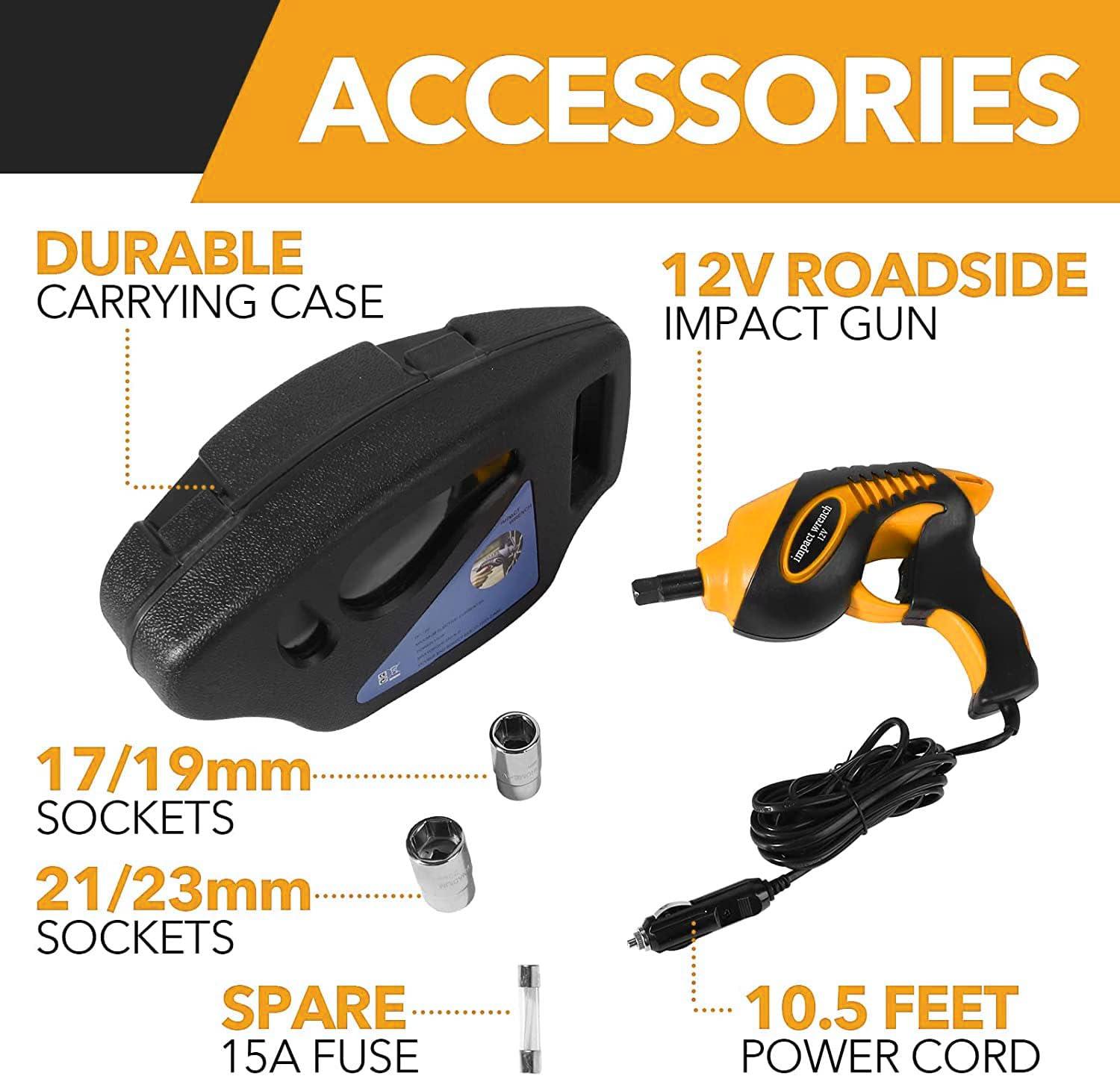 12V Electrical Impact wrench for all cars (Model JIW-YHP)