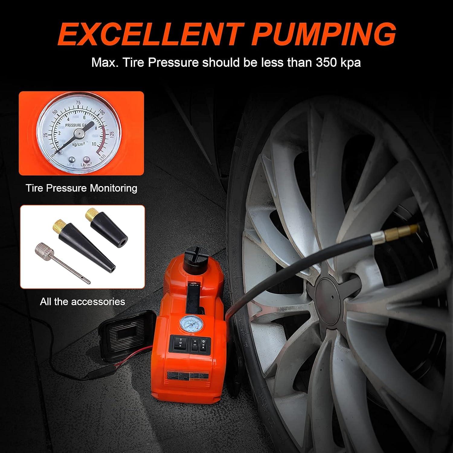 12V DC 5 Tons 6 in 1 Electric Hydraulic Car Jack set