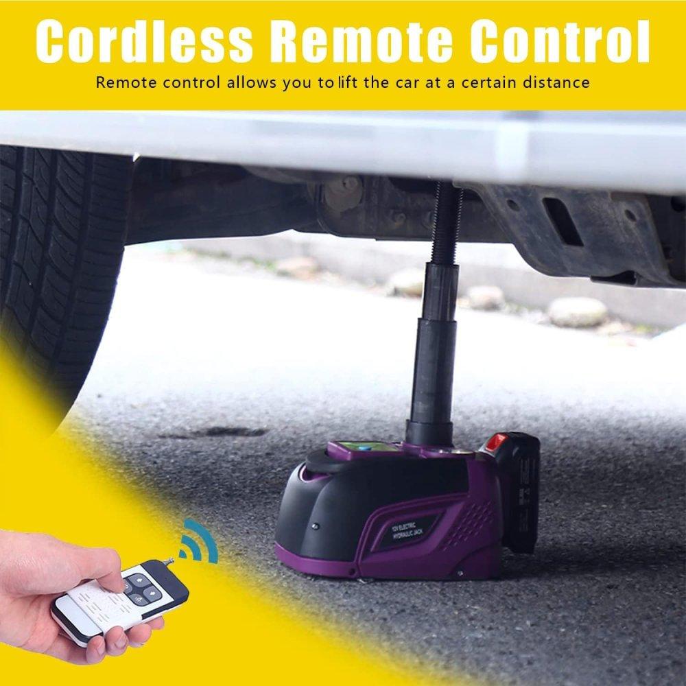 12V DC Cordless Electric Hydraulic Car Jack set– 5 Ton