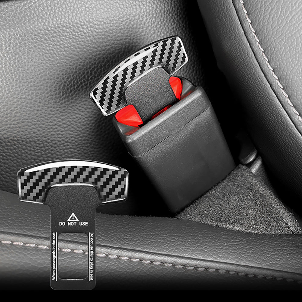 Universal Seat Belt Buckles Noise stopper 2 Peices (Set of 2x2) textured