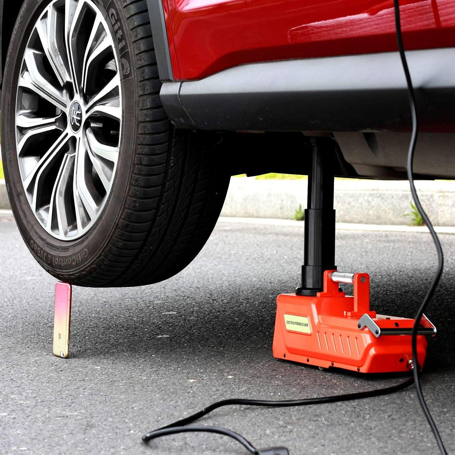 Electric Car Jack 10 Ton Capacity DC12V All Metal Hydraulic Jack for All Cars