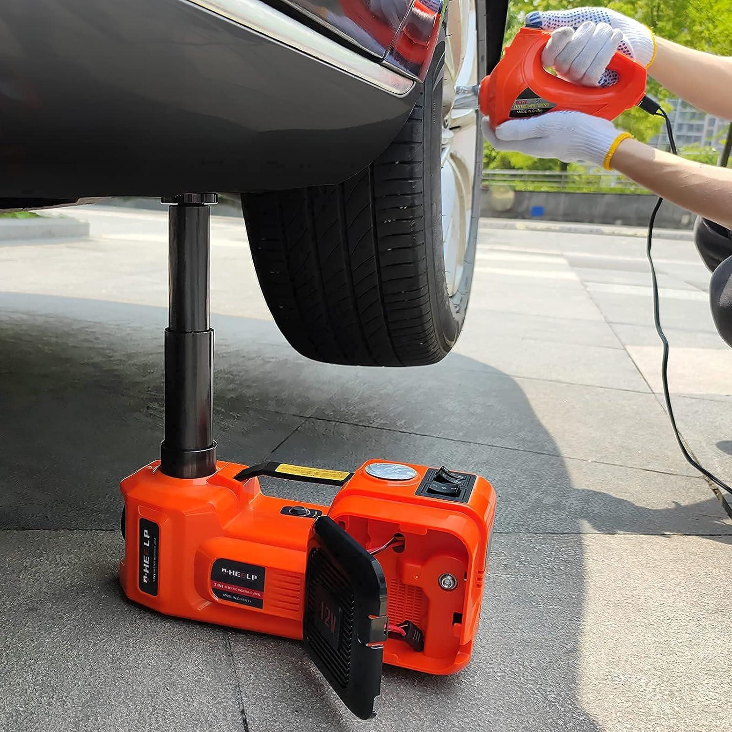 12V DC 5 Tons 6 in 1 Electric Hydraulic Car Jack set