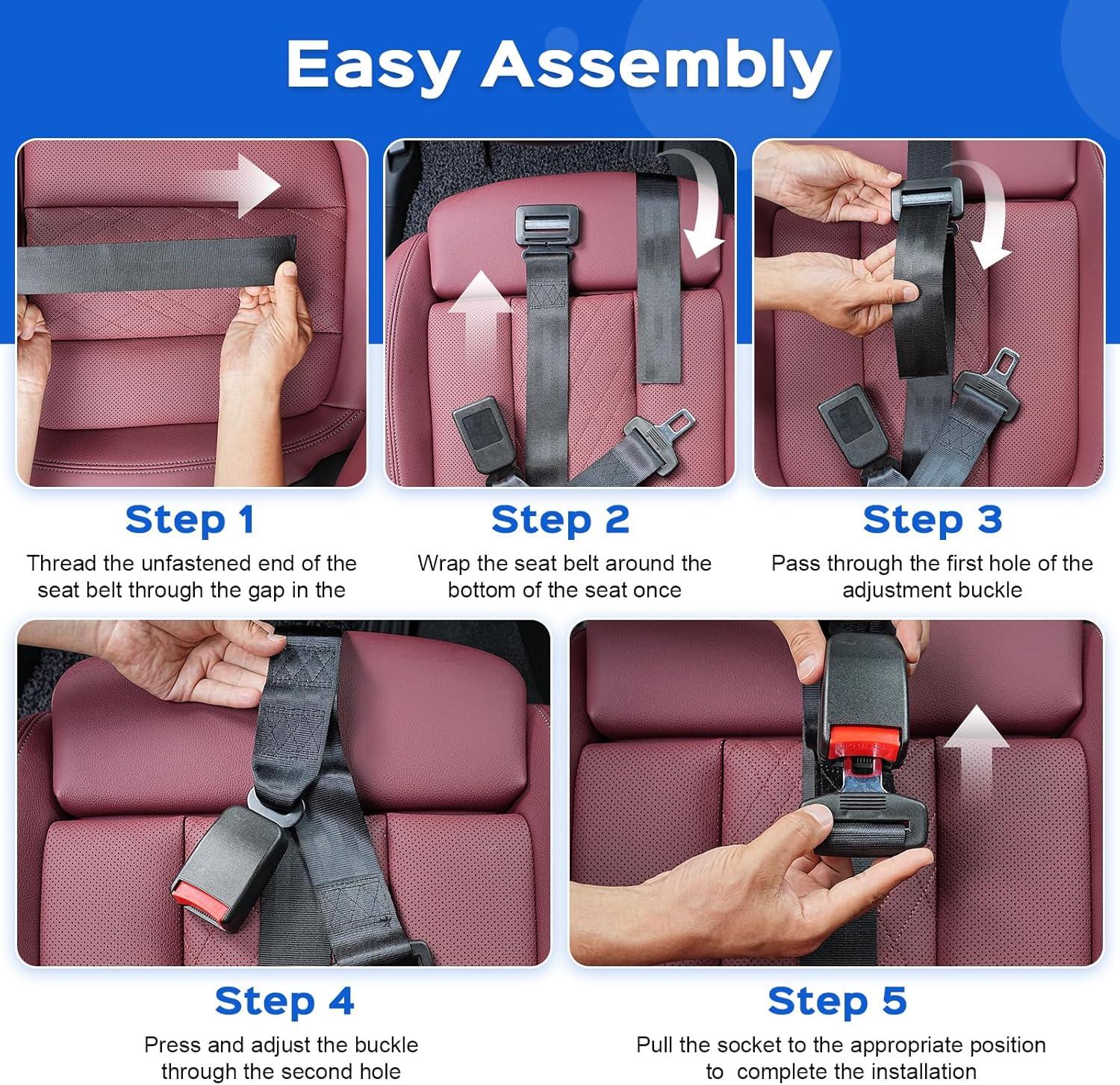 Pregnancy Car Seat Safety Belt Protector for Pregnancy Woman Black