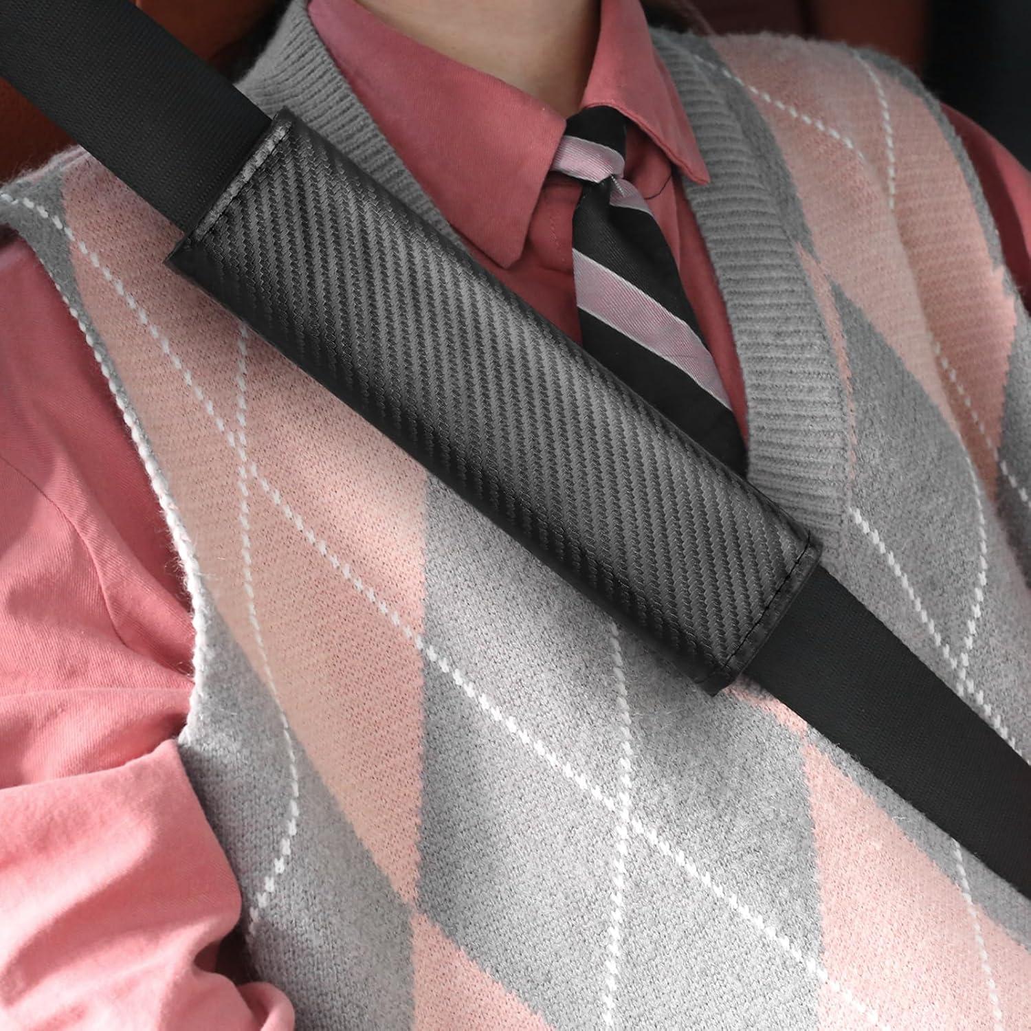 Soft Seat Belt Cover (2 PCS) – Shoulder Pad for Car & Backpack | Comfort & Safety | Universal Fit