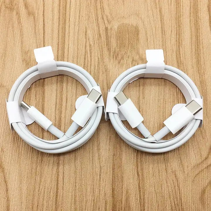 Type C to Type C Smartphone Cable (2 Pack) 3.3 ft Smartphone Fast Charger Cord - USB C Cable, Power Delivery Compatible