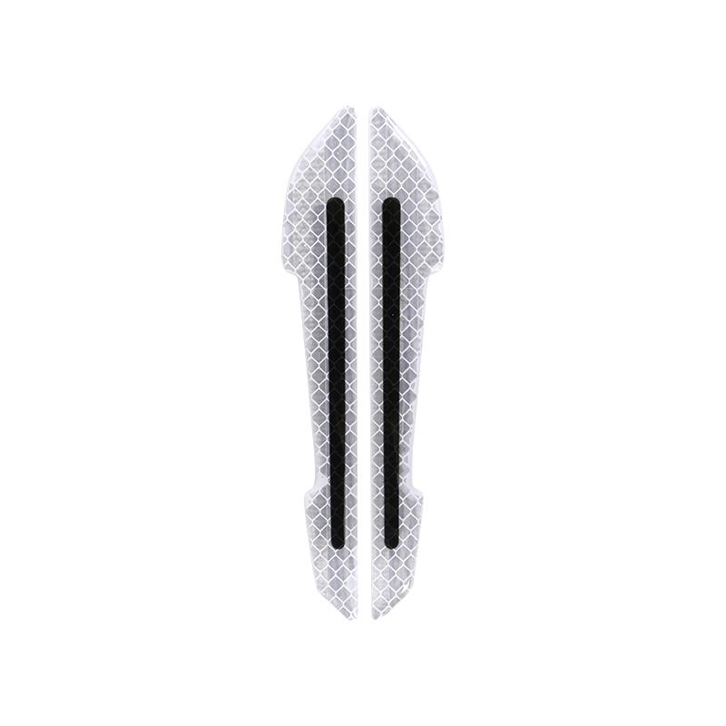 Universal Reflective Rearview Mirror Trim Stickers – Anti-Collision & Anti-Scratch Warning Decals (2PCS)