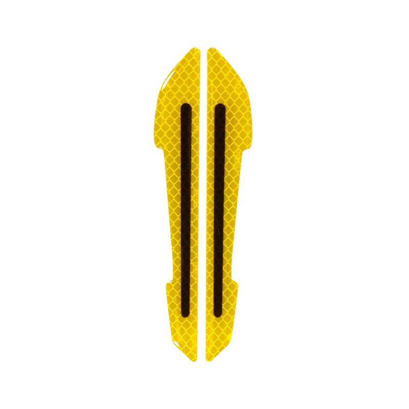 Universal Reflective Rearview Mirror Trim Stickers – Anti-Collision & Anti-Scratch Warning Decals (2PCS)