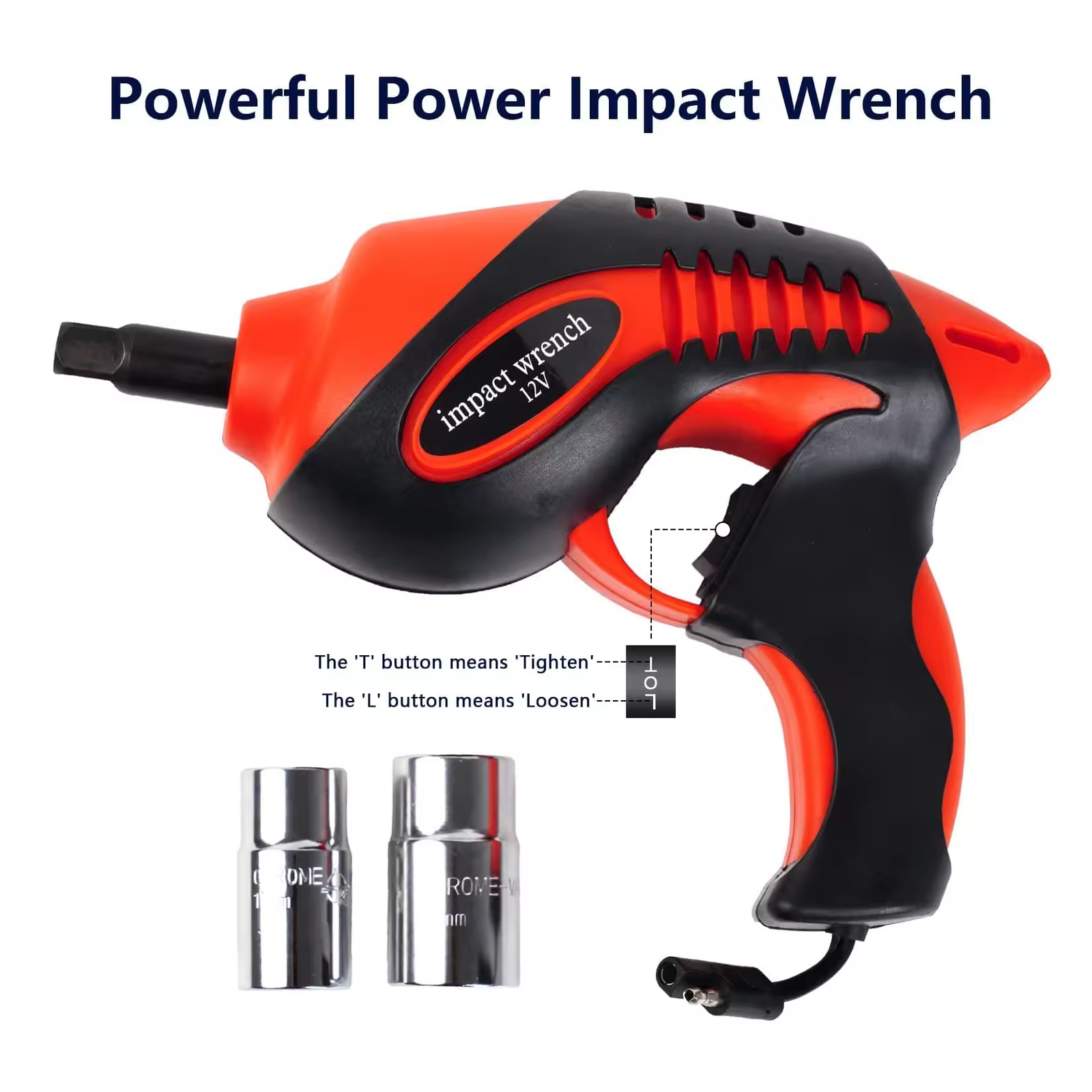 12V Electrical Impact wrench for all cars (Model JIW-OHP)