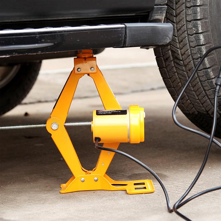 12V Electric Car Scissor Jack Set with Impact Wrench 3 Ton All-in-one for All Cars