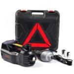 DC 12V 5 Tons Electric Hydraulic Car Jack 6-in-1 Set with Impact Wrench and Digital Inflator - 24 Months Warranty