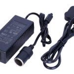 AC to DC Converter 12V 12.5A 100-240V Car Cigarette Lighter connector