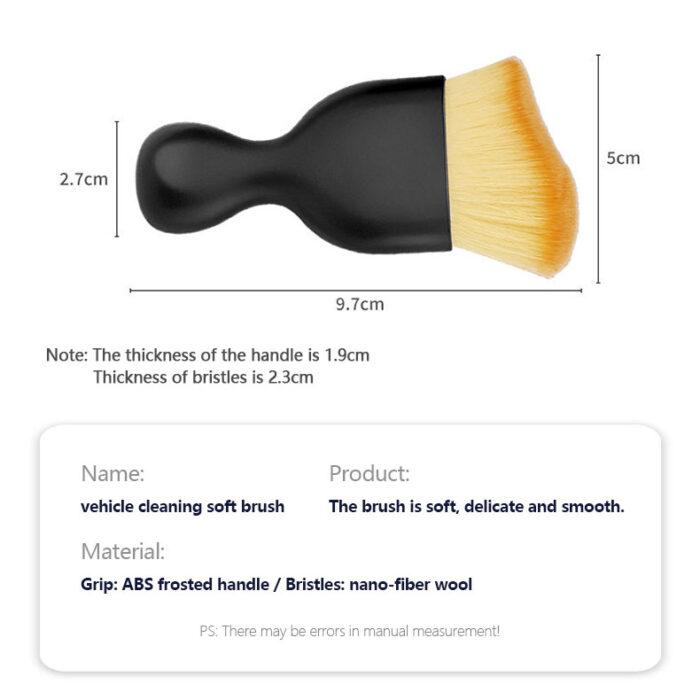 Car Detailing Brush Set – Interior Cleaning Tool for Dashboard, AC Vents, Keyboard & More | Soft Bristles | Multipurpose Auto Cleaner - Image 7