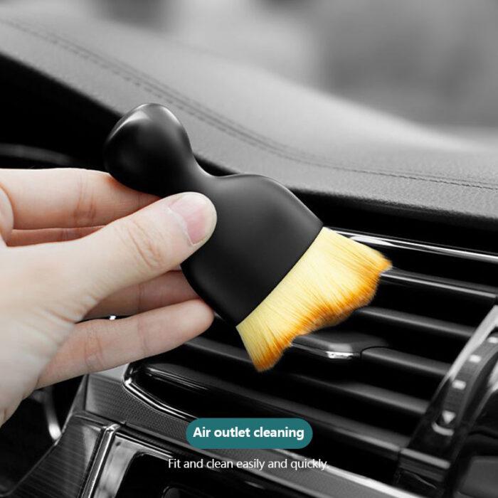 Car Detailing Brush Set – Interior Cleaning Tool for Dashboard, AC Vents, Keyboard & More | Soft Bristles | Multipurpose Auto Cleaner - Image 3