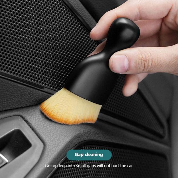 Car Detailing Brush Set – Interior Cleaning Tool for Dashboard, AC Vents, Keyboard & More | Soft Bristles | Multipurpose Auto Cleaner - Image 4