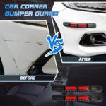 Universal Car Front&Rear Bumper Safe Guard Strip Protector Anti-Collision&Scratch for All Cars and Trucks (2, Red) - Image 4