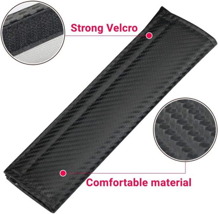 Soft Seat Belt Cover (2 PCS) – Shoulder Pad for Car & Backpack | Comfort & Safety | Universal Fit - Image 3