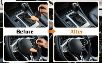 Cleaning brush usage