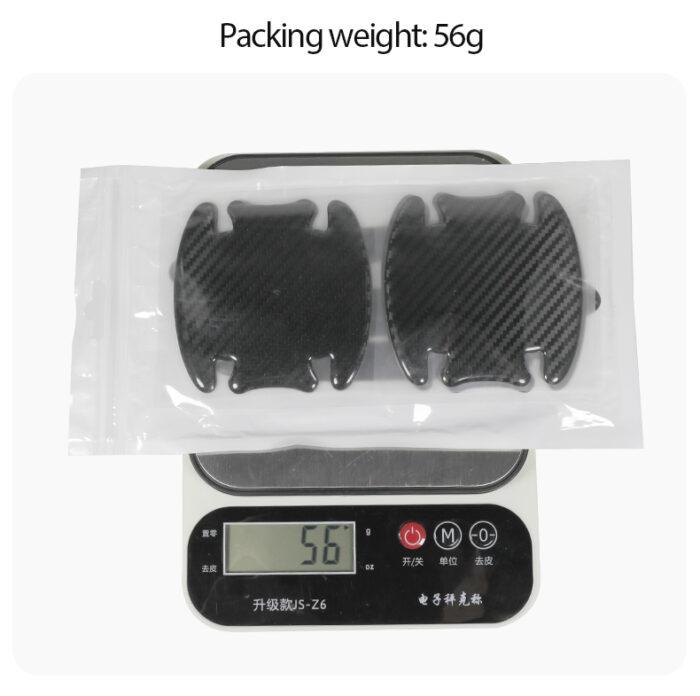 Car Door Handle Cup Protector Reflective Stickers – 8 PCS Universal Carbon Fiber Protection Film - Image 7