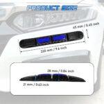 Universal Car Front&Rear Bumper Safe Guard Strip Protector for All Cars and Trucks (2, Blue) - Image 8