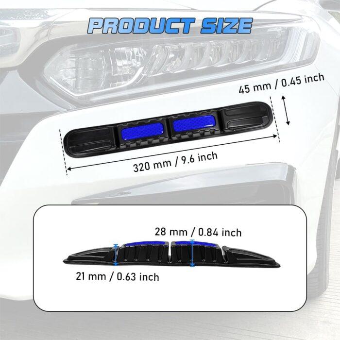 Universal Car Front&Rear Bumper Safe Guard Strip Protector  for All Cars and Trucks (2, Blue) - Image 8