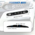 Universal Car Front&Rear Bumper Safe Guard Strip Protector Anti-Collision&Scratch for All Cars and Trucks (4 - 2*2, Black) - Image 6