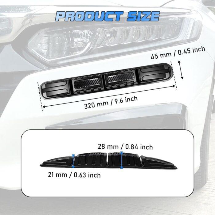 Universal Car Front&Rear Bumper Safe Guard Strip Protector Anti-Collision&Scratch for All Cars and Trucks (4 - 2*2, Black) - Image 6