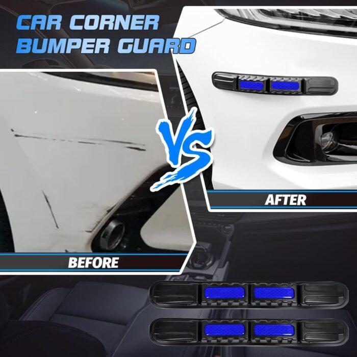 Universal Car Front&Rear Bumper Safe Guard Strip Protector  for All Cars and Trucks (2, Blue) - Image 4