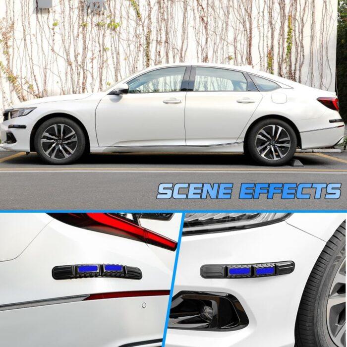 Universal Car Front&Rear Bumper Safe Guard Strip Protector  for All Cars and Trucks (2, Blue) - Image 6