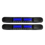 Universal Car Front&Rear Bumper Safe Guard Strip Protector for All Cars and Trucks (2, Blue)