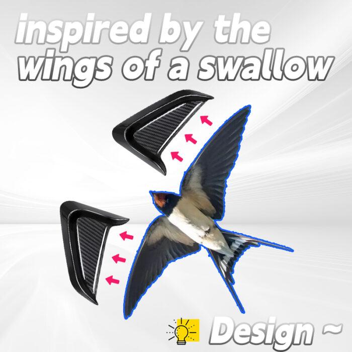 Car Decorative Fender Wing shape Design Attractive look - Image 6