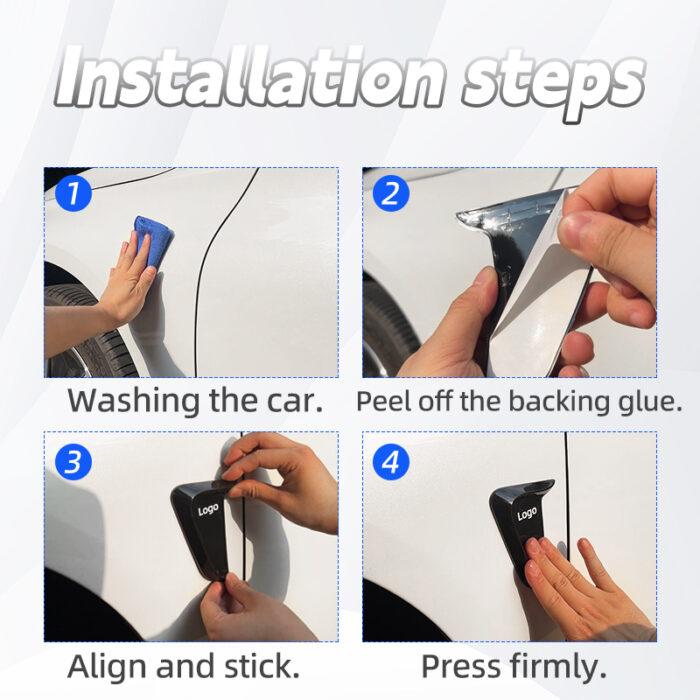 Car Decorative Fender Wing shape Design Attractive look - Image 4